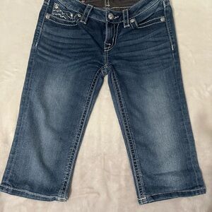 Miss Me Kids Blue Denim Shorts